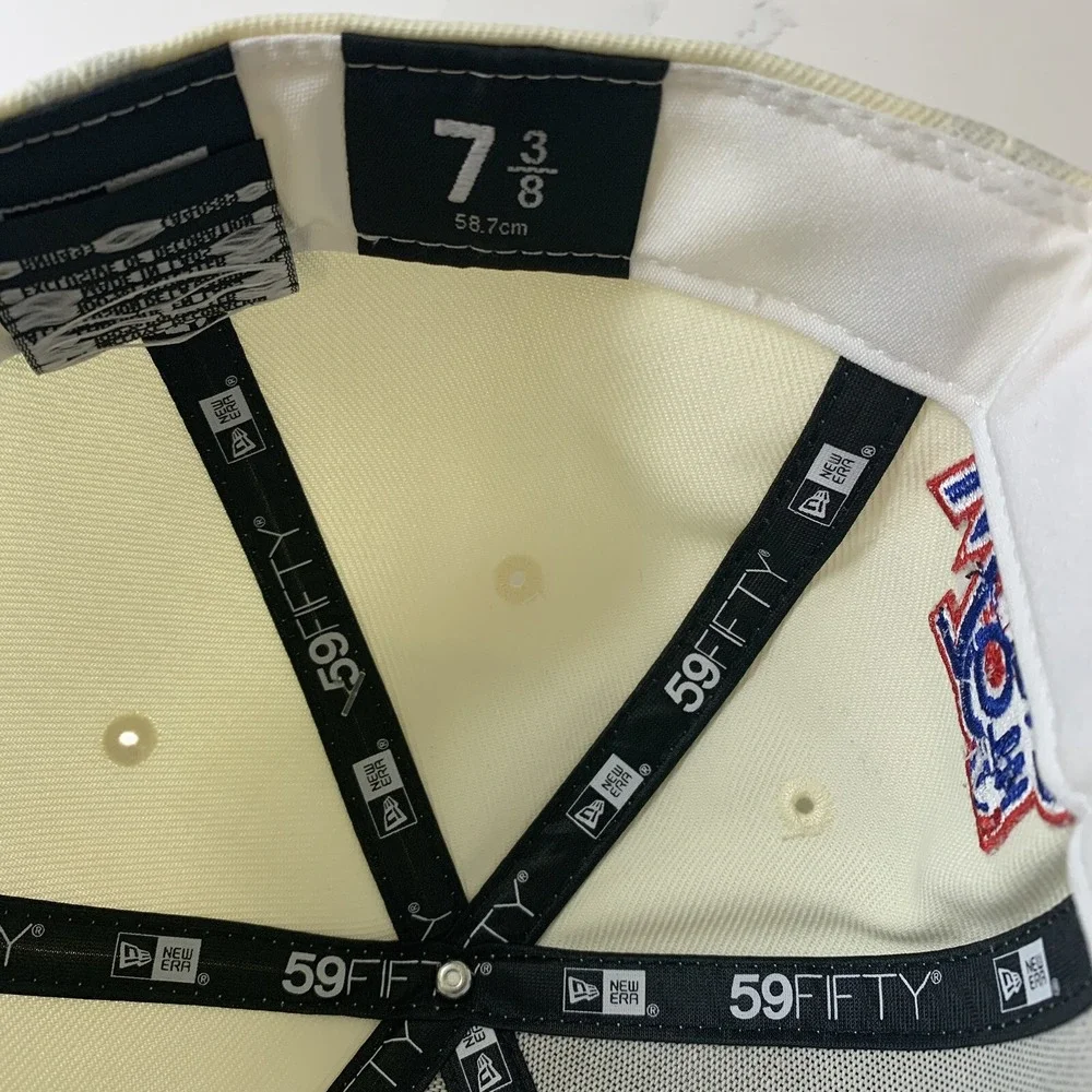 Pittsburgh Pirates New Era 59FIFTY MLB Two Tone White Fitted Hat Cap Size 7 3/8